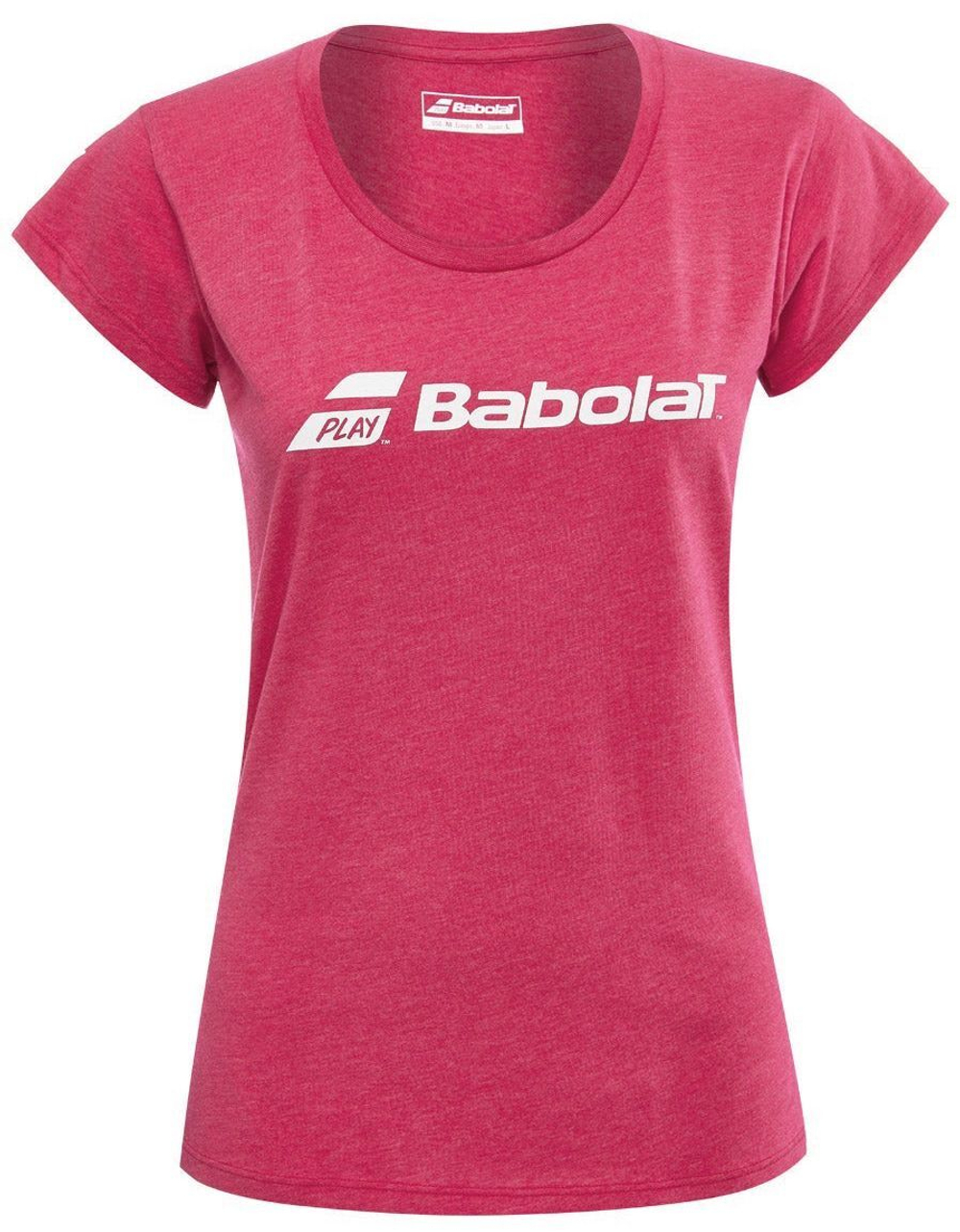 Женская футболка Babolat Fitness Tee Women - красная роза вереск