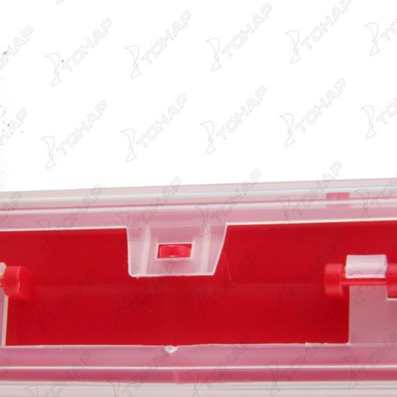 Коробочка для оснастки Helios двухсторонняя (красная)