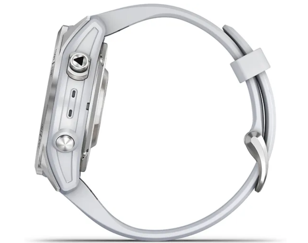 Смарт-часы Garmin EPIX Pro (Gen 2) 42 mm, Silver with whitestone band