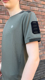 Футболка олива