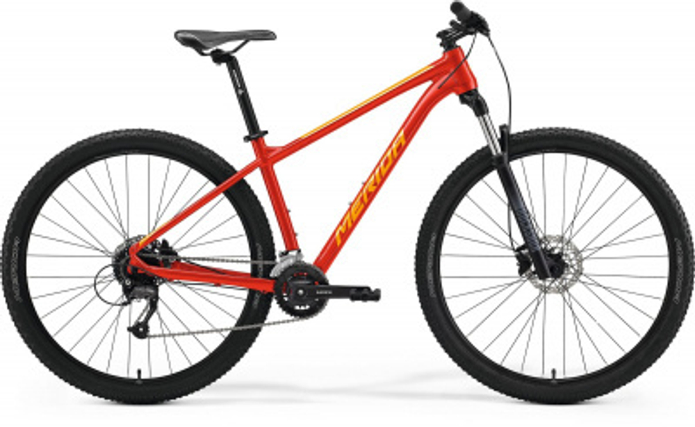Велосипед '22 Merida Big.Nine 60-3x Рама:XL(20") RaceRed/Orange