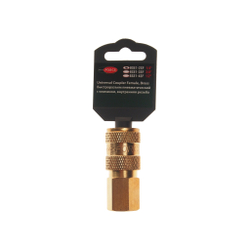 Быстроразъем RF-BSE1-2SF пневматический с клапаном, внутренняя резьба 1/4" (в пластиковом держателе) ROCKFORCE