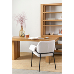 Стул aline, шенилл, молочный