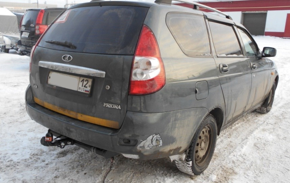 Фаркоп для ВАЗ 2110, 2111, 2112, 2170, 2171, 2172 1996- Тип шара: A. Нагрузки: 800/50 кг, VAZ-40