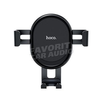 Держатель HOCO CA56 силикон алюминий воздуховод шарнир черный