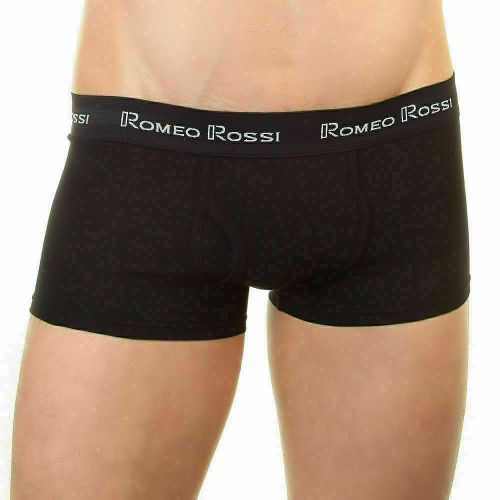 Мужские трусы хипсы черные Romeo Rossi RR365-102