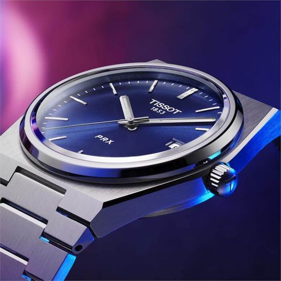 Мужские часы Tissot T137.410.11.041.00 фон сиреневый 1