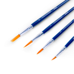 Набор кистей DELI для акварели, нейлон, 4 штуки в уп.,  №3, 5, 7, 9