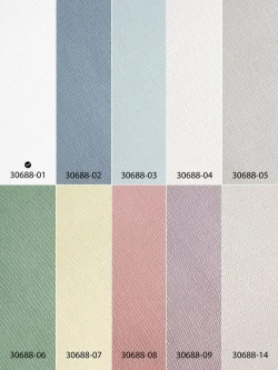 Обои флизелиновые 1.06, виниловые белые однотонные Textile (Moda Interio) метровые под ткань