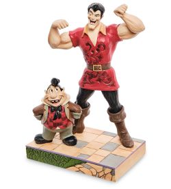 Disney Traditions Disney-6005969 Фигурка «Гастон и Лефу (Красавица и чудовище)»