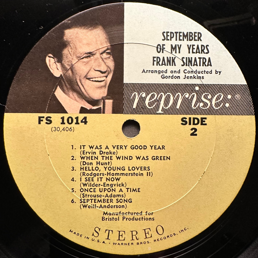 Frank Sinatra - September Of My Years (США 1965г.)