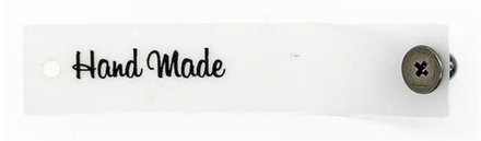 Нашивка № 373 «Hand made», 8 × 1,5 см