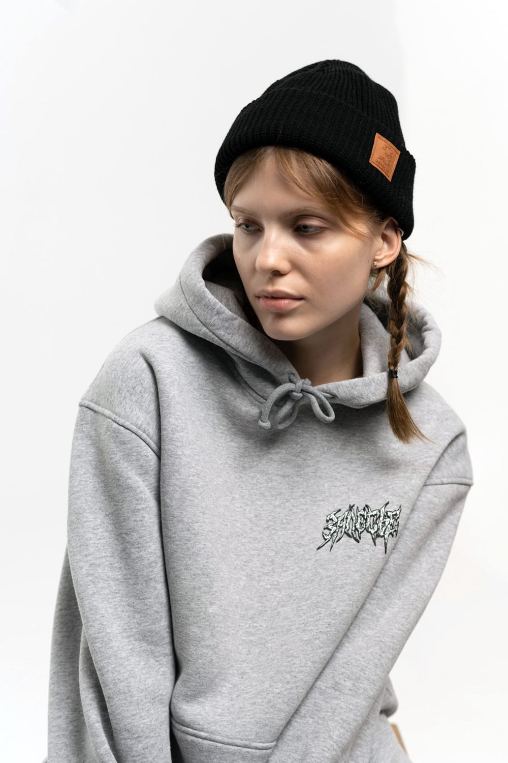 Шапка Асфальт "ЗАЛЕСЬЕ - Лес" Черная