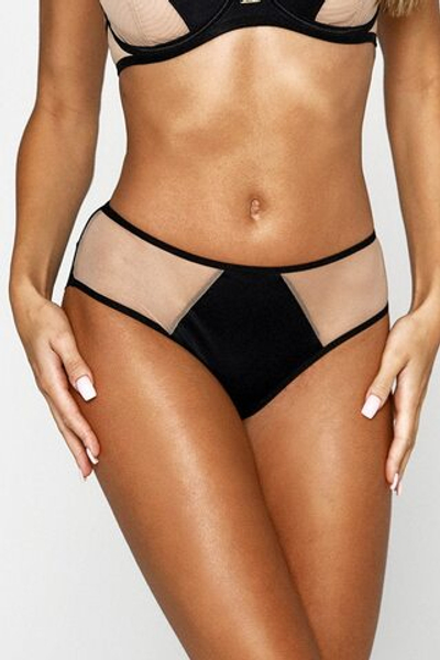 932/2-P LOU BLACK Трусы слипы KINGA