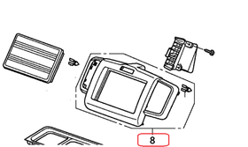 77250SYY013ZB (77250-SYY-013ZB). PANEL ASSY., RADIO *NH609L* Honda Freed, Spyke