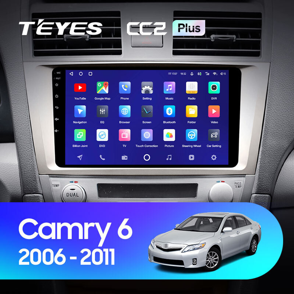 Teyes CC2 Plus 9" для Toyota Camry 2006-2011