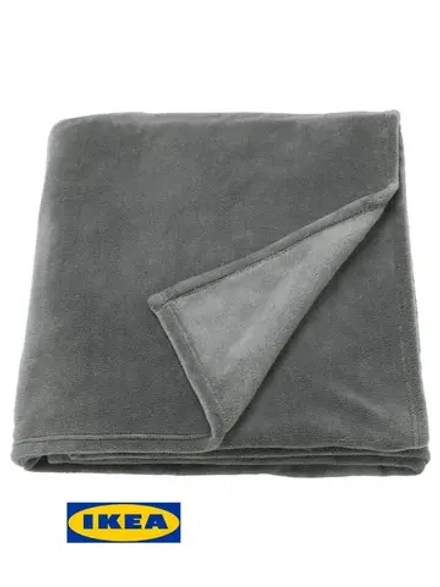 Траттвива Покрывало 150х250 фланель серый