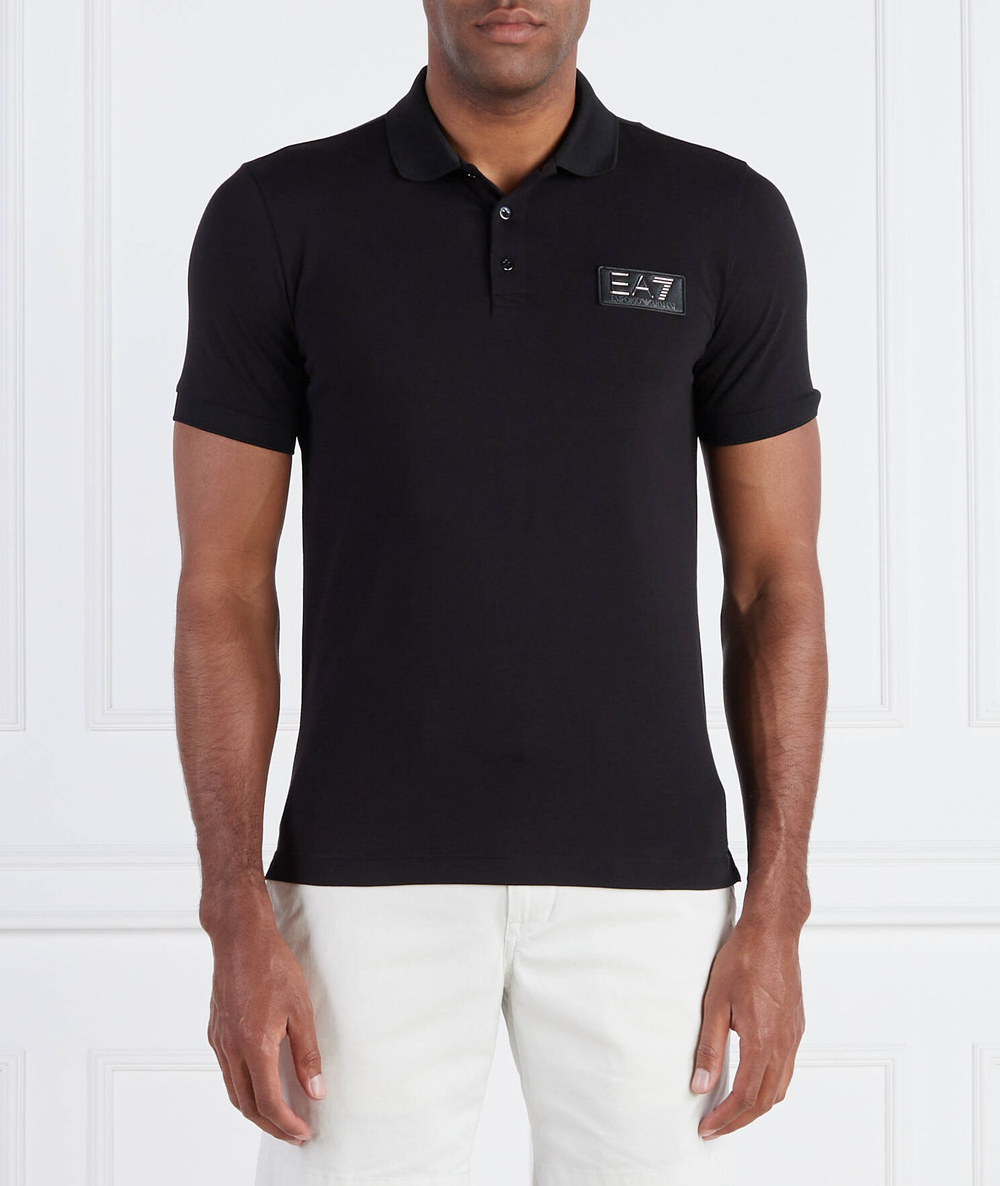 Поло EA7 - черный(3RPF78 PJBVZ)