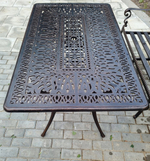 Стол из литого алюминия Rimini 150