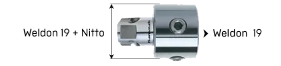 Корончатое сверло Karnasch 12х30 мм, GOLD-LINE, Weldon 19, арт. 20.1260U-012