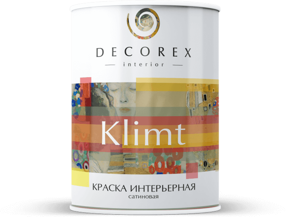 КРАСКА ИНТЕРЬЕРНАЯ DECOREX KLIMT САТИНОВАЯ БАЗА А В 1КГ