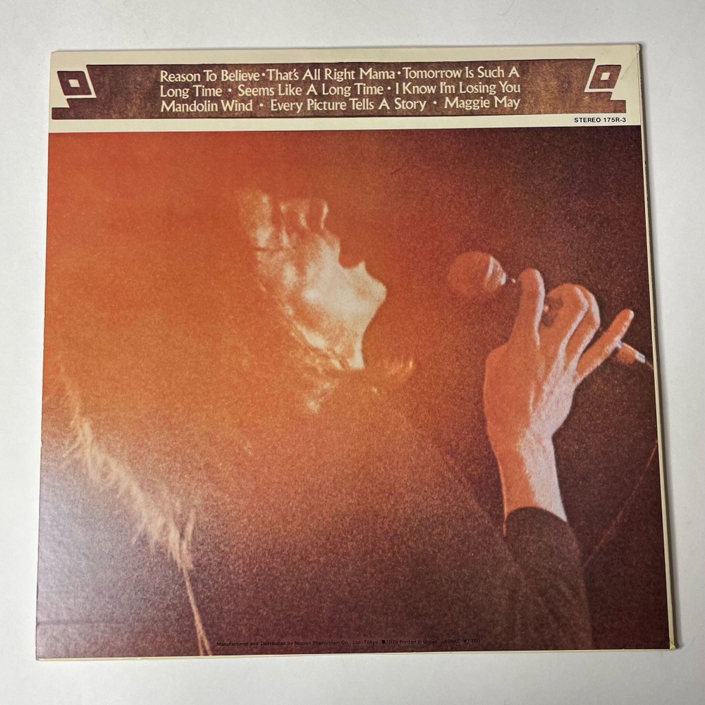 Винтажная виниловая пластинка LP Rod Stewart Every Picture Tells A Story (Japan 1979) (No Obi) Maggie May