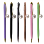 Ручка подарочная шариковая Alingar, синяя, 1.0 мм, металлический корпус, поворотный механизм, "Жемчуг", ассорти, карт. уп.