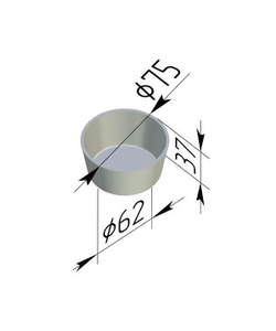 Форма для маффинов 75х65х35 мм