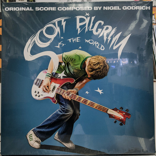 OST - Scott Pilgrim Vs. The World (Original Score) - Teal Blue Marble Translucent 2LP, Music by Nigel Godrich