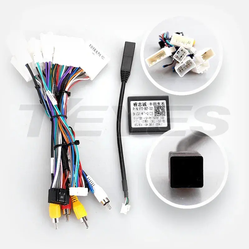 Магнитола для Toyota Land Cruiser Prado 150 2014-2017 (рамка 10) - Teyes CC3-2K-360 монитор 13" 2K QLED на Android 10, 6Гб+128Гб, CarPlay, 4G SIM-слот, 4 камеры в комплекте