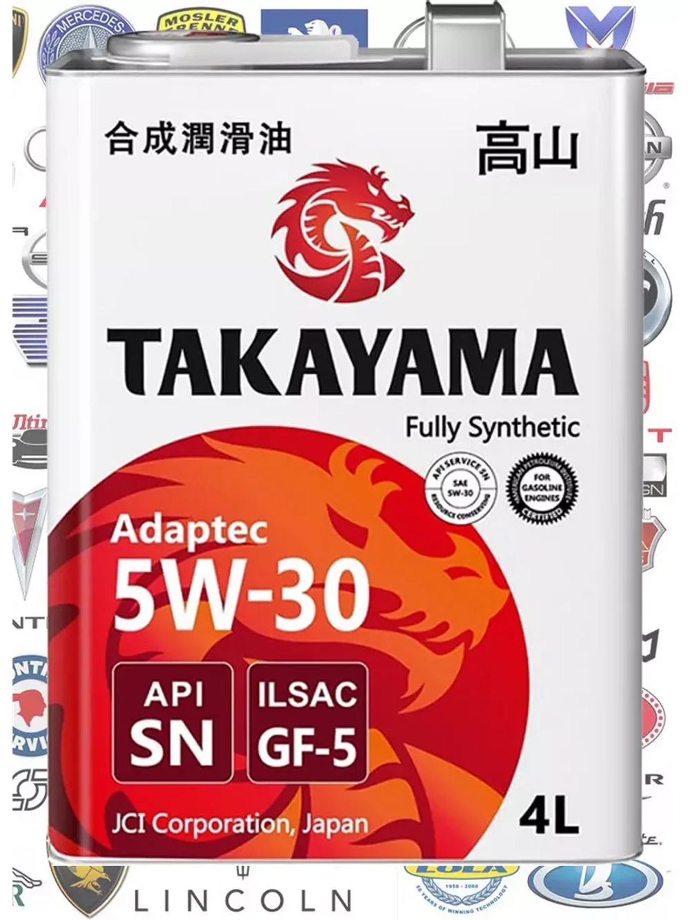 TAKAYAMA SAE 5W30 ILSAC GF 5, API SN 4л.