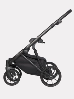 Коляска 2 в 1 Riko Basic Montana Ecco цвет 31 Light Silver-Black (св.серый-черный)