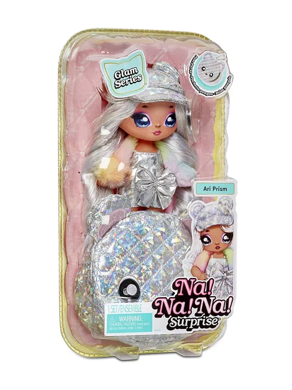 Мягкая кукла Na! Na! Na! Surprise Glam Series Ari Prism