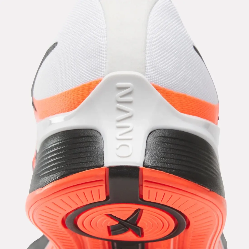 Кроссовки женские Reebok Nano X4 (Бело-Оранжевые)