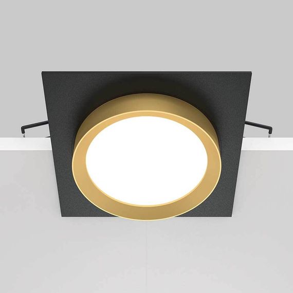 Встраиваемый светильник Maytoni Hoop DL086-GX53-SQ-BG