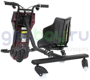 Электро Дрифт-карт IKINGI Drift Cart P2 250W (36V/4.4Ah) - Красная молния фото №3