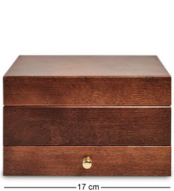 JW-01 Шкатулка деревянная под украшения 17х13 см