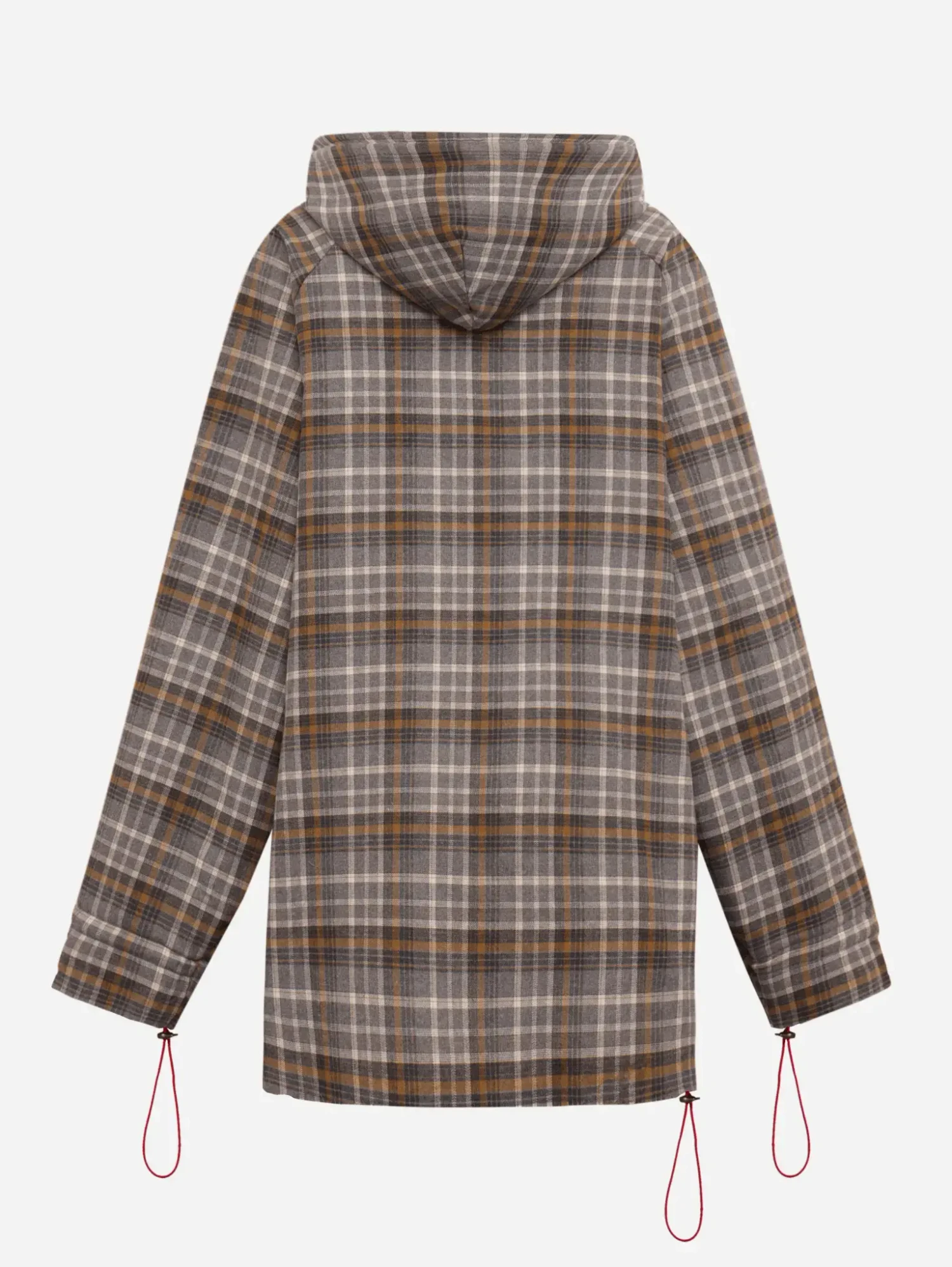 Худи-перевертыш серое