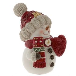 GAEM Фигурка декоративная "Снеговик", L7 W6,5 H10 см, 2в.