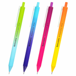 Карандаш механический 0,5 мм, BRAUBERG SOFT «Grade», HB, корпус soft-touch ассорти, 24 штуки.
