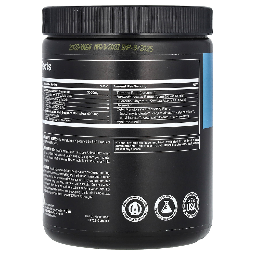 Animal, порошок Flex® для поддержки суставов, со вкусом апельсина, 339 г (11,96 унции)