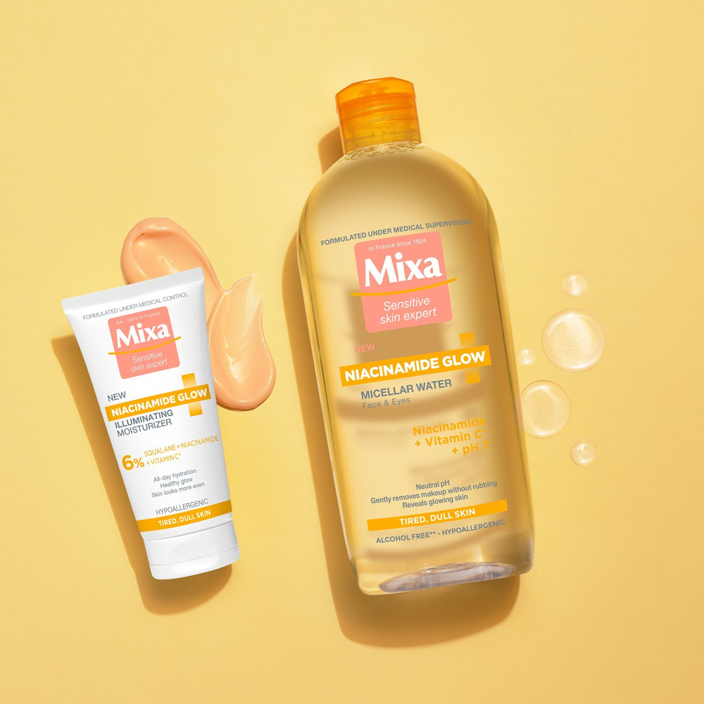 MIXA Niacinamide Glow - осветляющий крем с увлажняющим эффектом /   50  ml  / GTIN 3600551108407