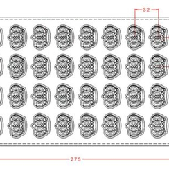 30 | Форма для шоколадных конфет "Корона" (275*175 мм)