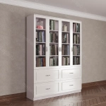 Шкаф книжный 4/2 (мадес)