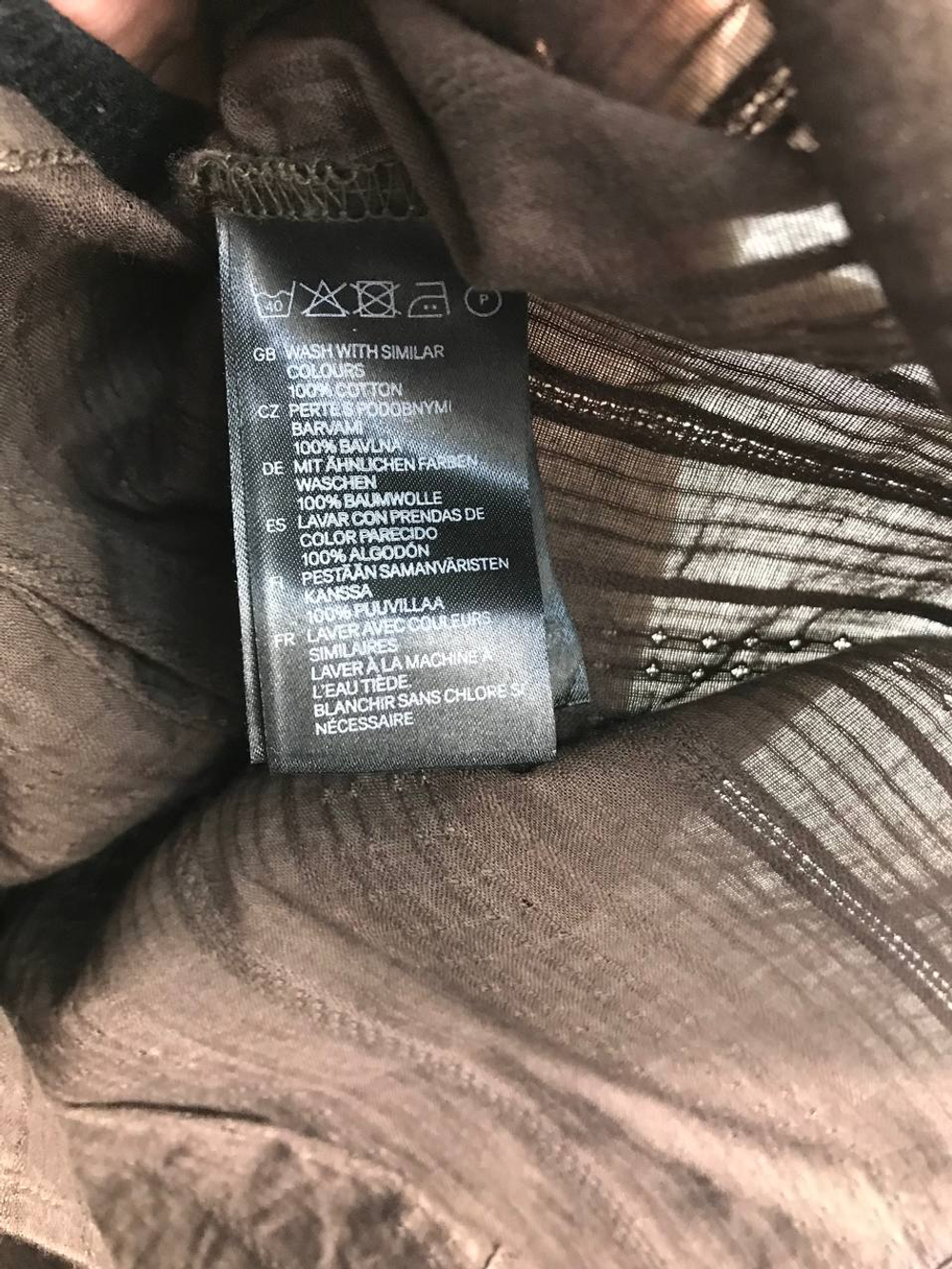 Блузка H&M лаконичная, маркировка 46, визуально на 52 размер