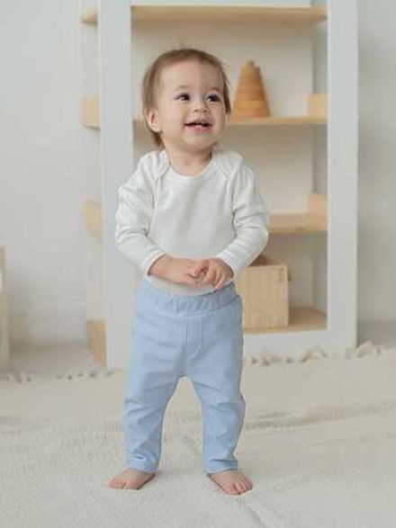 Брюки из джинскота "Голубые" 0+