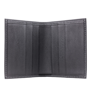 Портмоне мужское Carre из кожи теленка, черного цвета