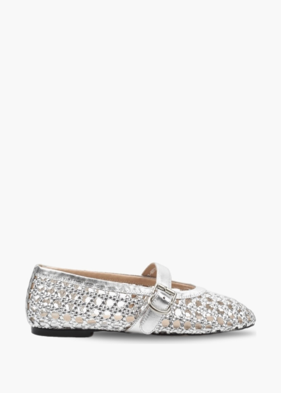 110799B-YP silver-25L Женские балетки летние