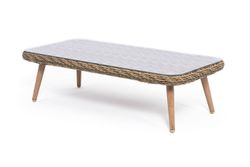 "Прованс" столик журнальный из ротанга, цвет соломенный