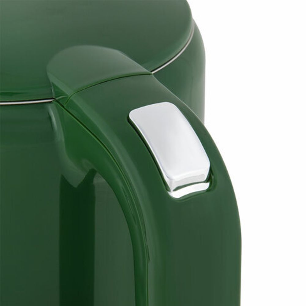 Чайник с терморегулятором и дисплеем, ДВОЙНЫЕ СТЕНКИ, SONNEN KT-8723EG, 1,7 л, 2200 Вт, изумрудный, 454689